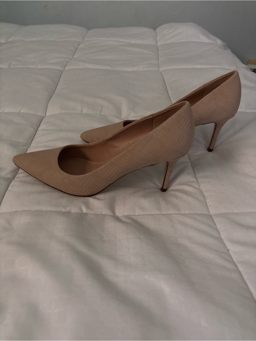 Call It Spring Beige Pointed-Toe Pumps - Picture 7 of 10
